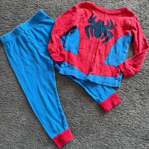 Marvel Red and Blue Spider Pajama Top